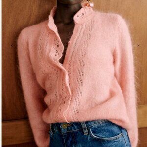 Sezane Angie Cardigan Blush - Size S